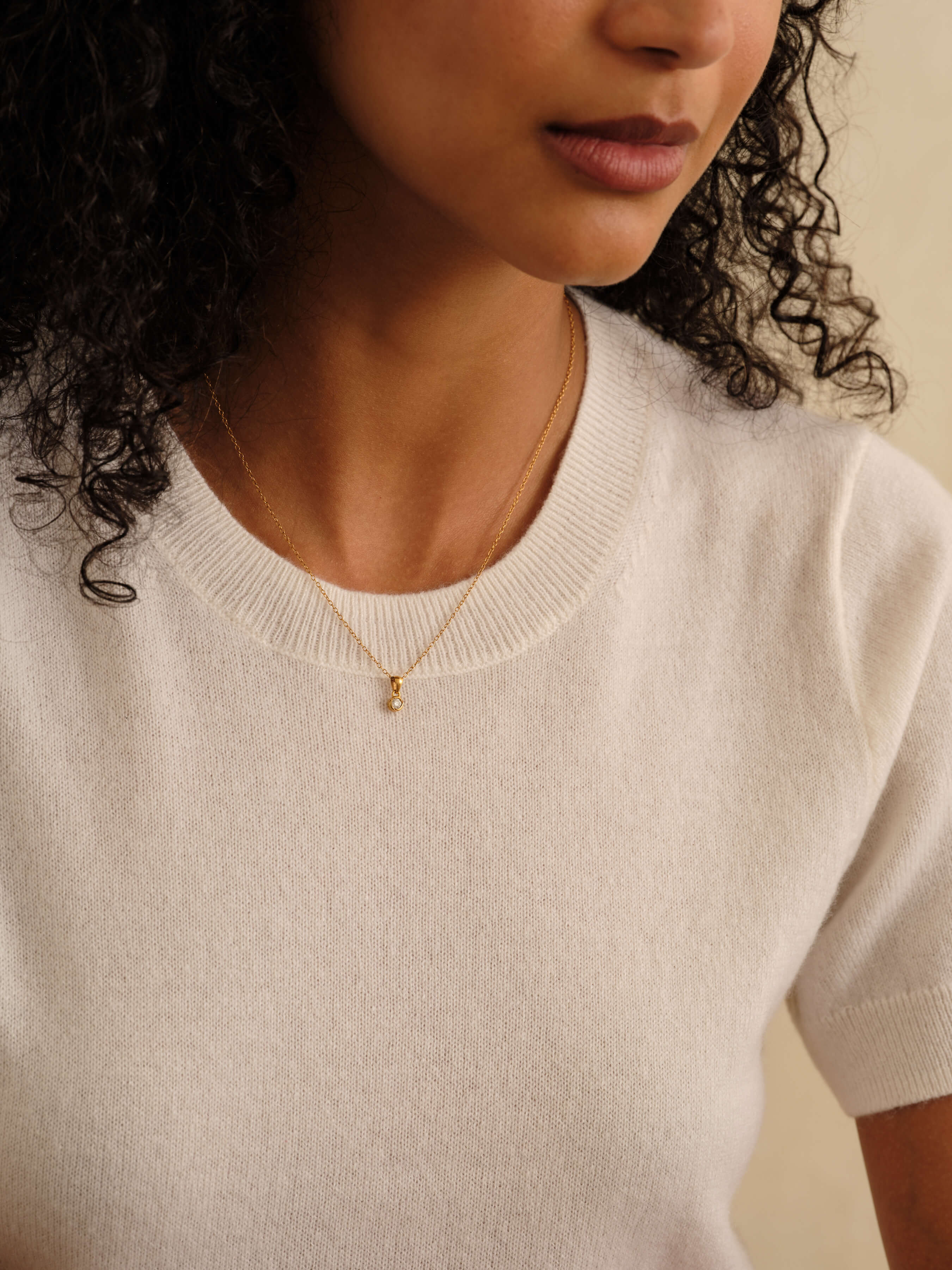 Eternal Grace Solitaire Pendant