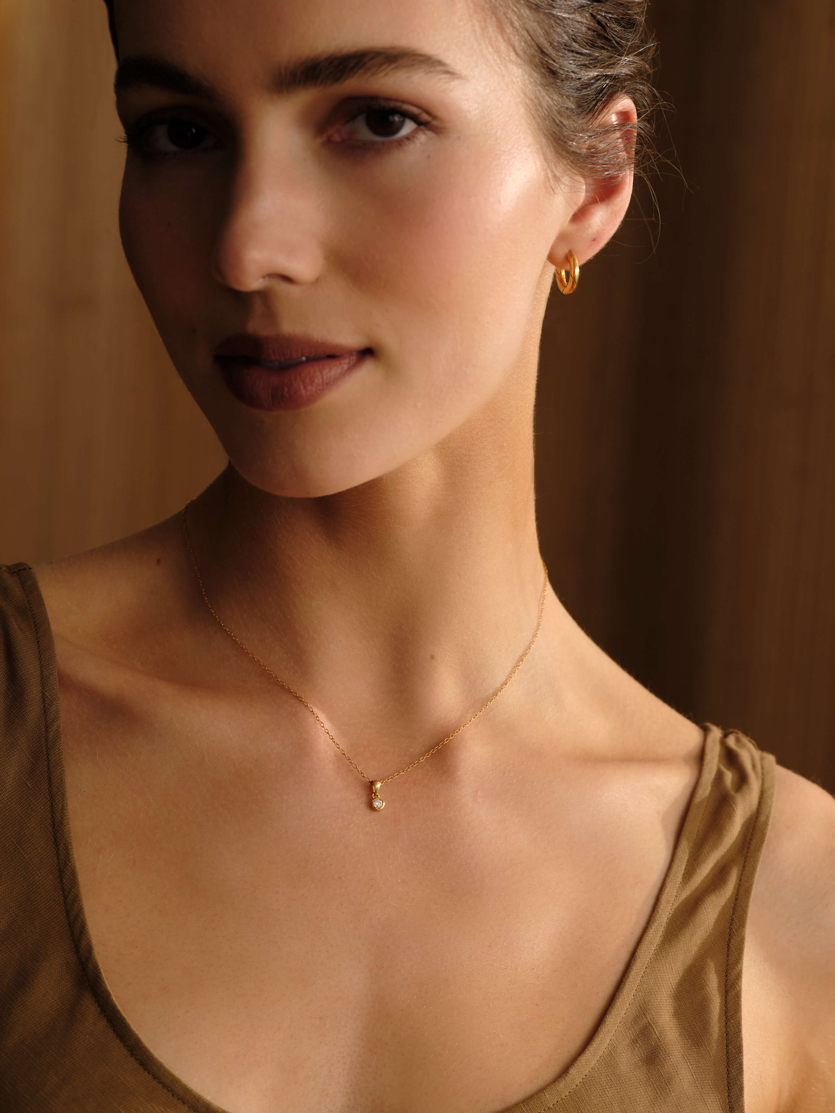 Eternal Grace Solitaire Pendant