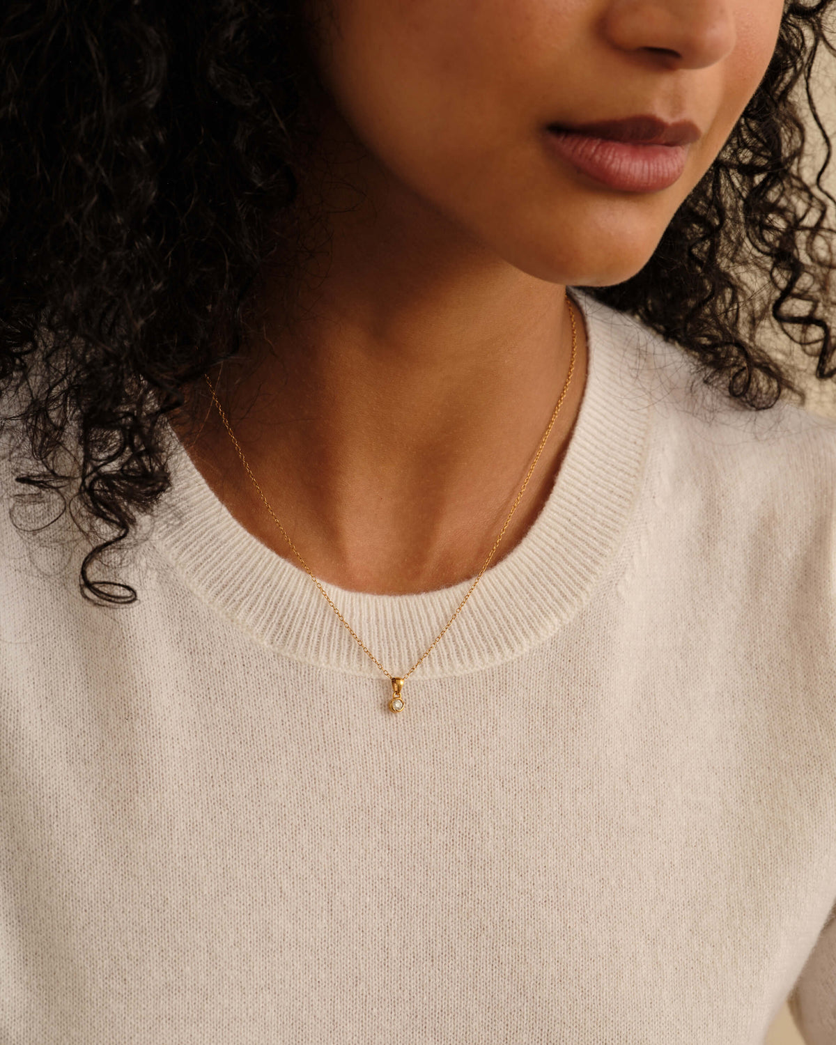 Eternal Grace Solitaire Pendant